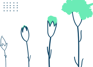 Four tree illustration