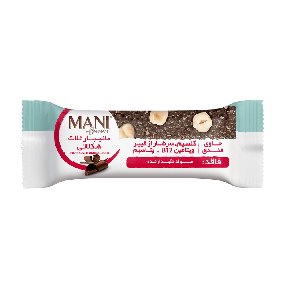 مانی بار غلات شکلاتی
